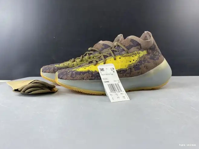 hype GOLD ADIDAS NON-REFLECTIVE 'COFFEE FZ4982 380 BOOST YEEZY 0328